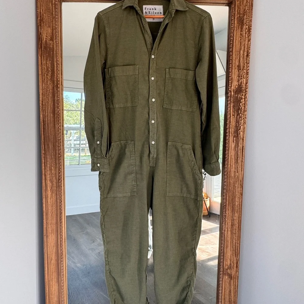 Frank & Eileen Sage Green Jumpsuit - Picture 4 of 5